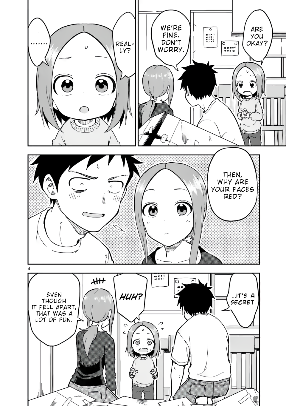 Karakai Jouzu no (Moto) Takagi-san Chapter 218 8